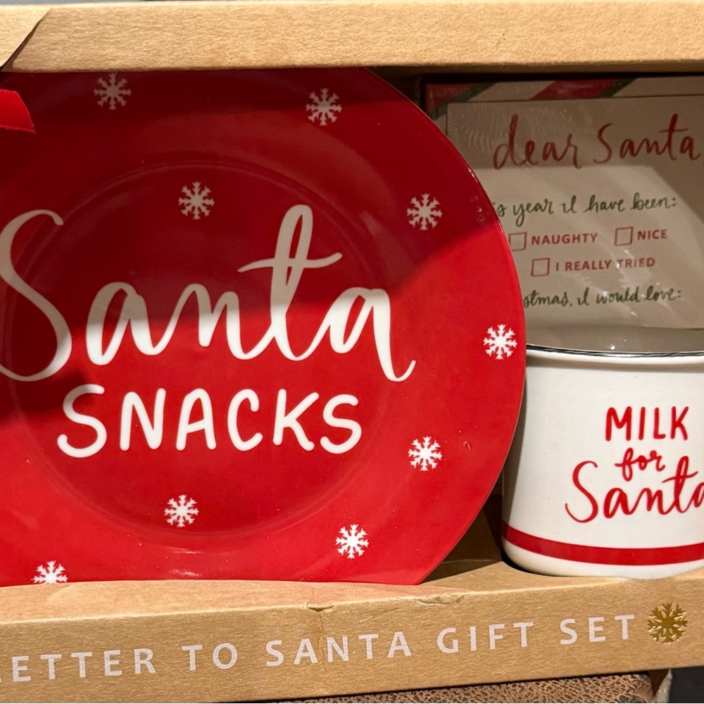 Dayna Lee Collection - Santa Snacks Plate and Mug Set